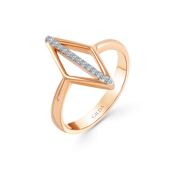Gilda Finesse | Diamond Ring | 0.21 Cts. | 14K Gold