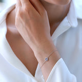 Evil Eye | Diamond Bracelet | 0.12 Cts. | 14K Gold Gilda by Gradiva Inc.
