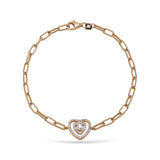 Hearts | Diamond Bracelet | 0.39 Cts. | 18K Gold Gilda by Gradiva Inc.