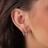 Twist Musica Hoops | Medium Diamond Earrings | 0.42 Cts. | 14K Gold Gilda by Gradiva Inc.