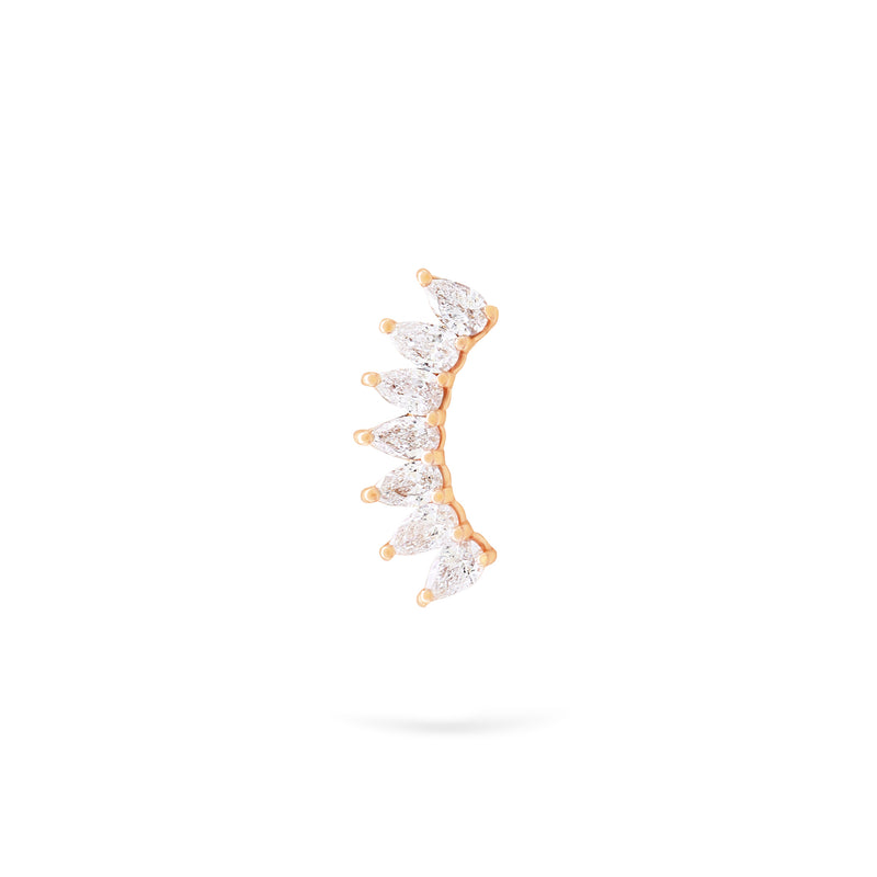 Pear Studs | Diamond Earrings | 14K Gold Gilda by Gradiva Inc.
