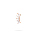 Gilda Pear Studs | Diamond Earrings | 14K Gold