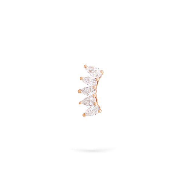 Pear Studs | Diamond Earrings | 14K Gold Gilda by Gradiva Inc.