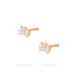 Pear Studs | Diamond Earrings | 14K Gold Gilda by Gradiva Inc.
