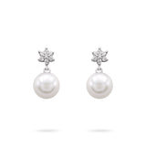 Gilda Pearls | Diamond Earrings | 0.16 Cts. | 14K Gold Gilda by Gradiva Inc.