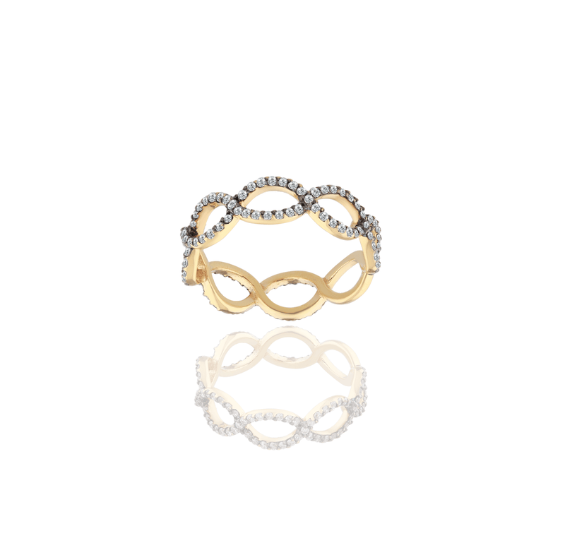Embrace | Diamond Ring | 0.54 Cts. | 18K Gold Gilda by Gradiva Inc.