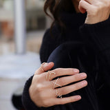 Helix | Diamond Ring | 0.12 Cts. | 18K Gold Gilda by Gradiva Inc.