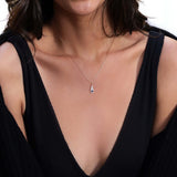 Drop Evil Eye | Diamond Pendant | 0.26 Cts. | 14K Gold Gilda by Gradiva Inc.