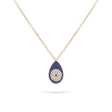 Gilda Drop Evil Eye | Diamond Pendant | 0.19 Cts. | 14K Gold
