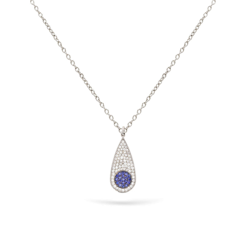 Drop Evil Eye | Diamond Pendant | 0.26 Cts. | 14K Gold Gilda by Gradiva Inc.
