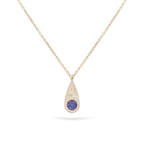 Gilda Drop Evil Eye | Diamond Pendant | 0.26 Cts. | 14K Gold