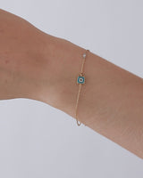 Gilda Evil Eye | Diamond Bracelet | 14K Gold