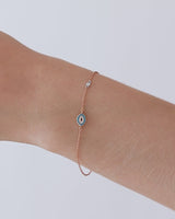 Gilda Evil Eye | Diamond Bracelet | 14K Gold