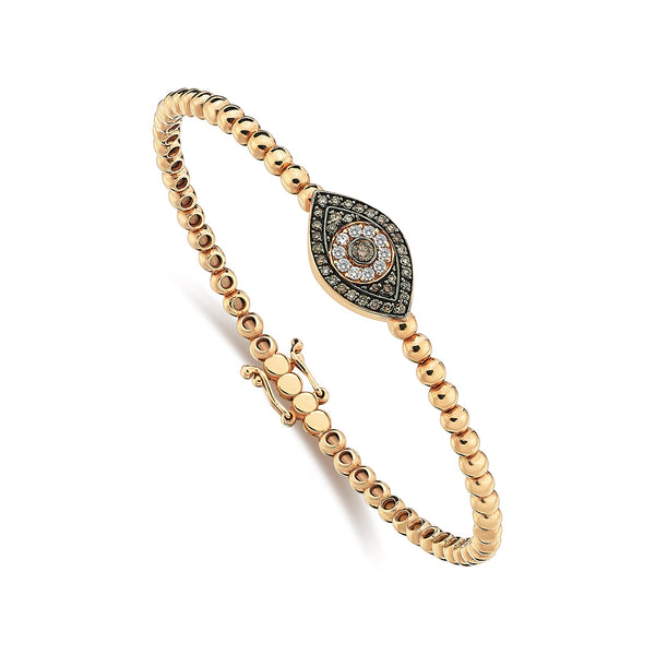 Gilda Evil Eye | Diamond Bracelet | 14K Gold Gilda by Gradiva Inc.