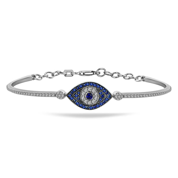 Gilda Evil Eye | Diamond Bracelet | 14K Gold Gilda by Gradiva Inc.