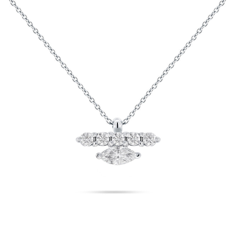 Gilda Mellow | Diamond Necklace | 18K Gold Gilda by Gradiva Inc.