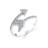 Gilda Arrow | Diamond Ring | 0.26 Cts. | 14K Gold