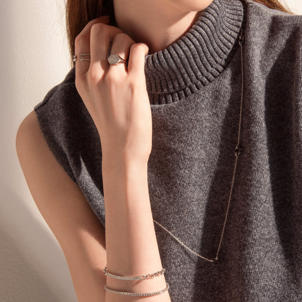 Gilda Signet | Brown Diamond Ring | 14K Gold Gilda by Gradiva Inc.