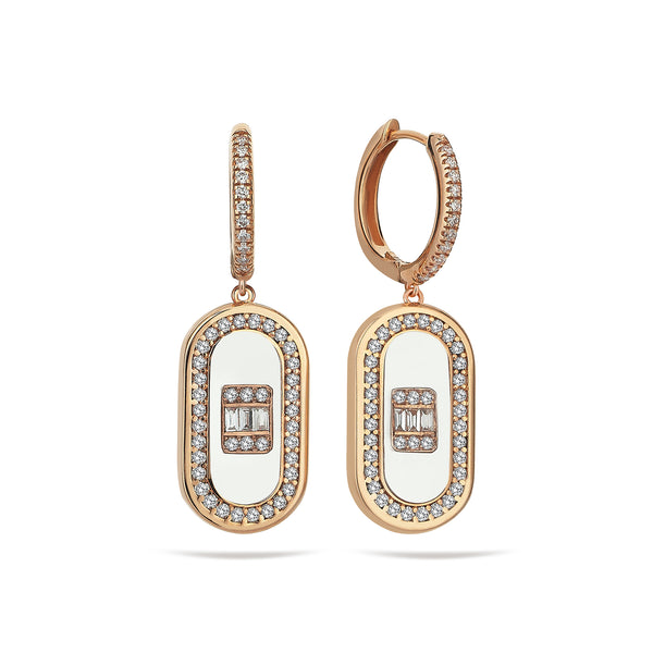 Gilda Transparents | Diamond Earrings | 18K Gold Gilda by Gradiva Inc.