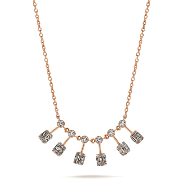 Gilda Exclusives | Diamond Necklace | 1.5 Cts. | 14K Gold Gilda by Gradiva Inc.