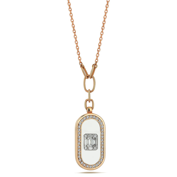 Gilda Transparents | Diamond Necklace | 18K Gold Gilda by Gradiva Inc.