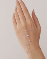 Gilda Stars | Diamond Hand Chain | 0.21 Cts. | 14K Gold