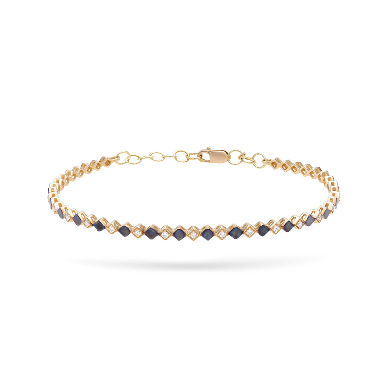 Tiles | Diamond Bracelet | 0.26 Cts. | 14K Gold Gilda by Gradiva Inc.