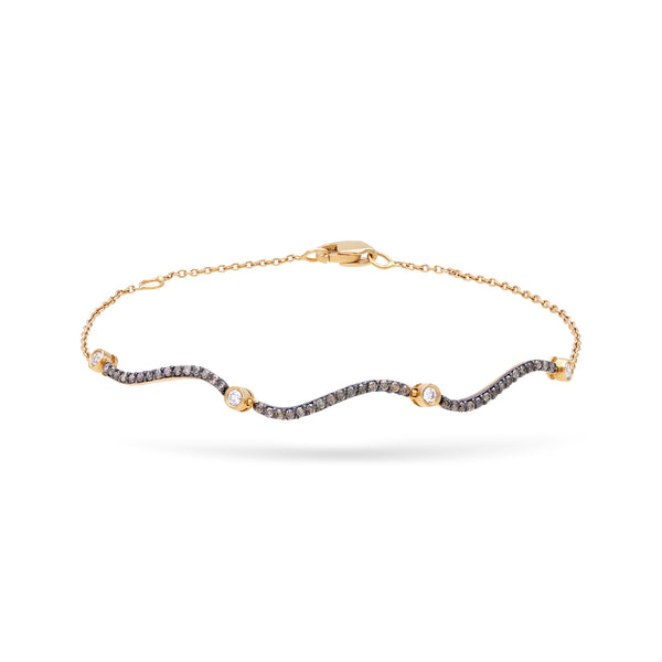 Zigzags | Diamond Bracelet | 0.47 Cts. | 14K Gold Gilda by Gradiva Inc.