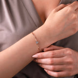 Initials | Diamond Bracelet | 14K Gold Gilda by Gradiva Inc.