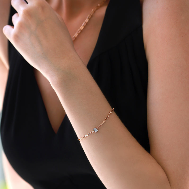 Chains | Diamond Bracelet | 0.17 Cts. | 14K Gold Gilda by Gradiva Inc.