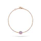 Evil Eye | Diamond Bracelet | 0.12 Cts. | 14K Gold Gilda by Gradiva Inc.