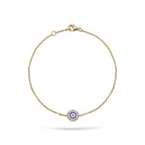 Evil Eye | Diamond Bracelet | 0.12 Cts. | 14K Gold Gilda by Gradiva Inc.