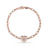 Hearts | Diamond Bracelet | 0.39 Cts. | 18K Gold Gilda by Gradiva Inc.