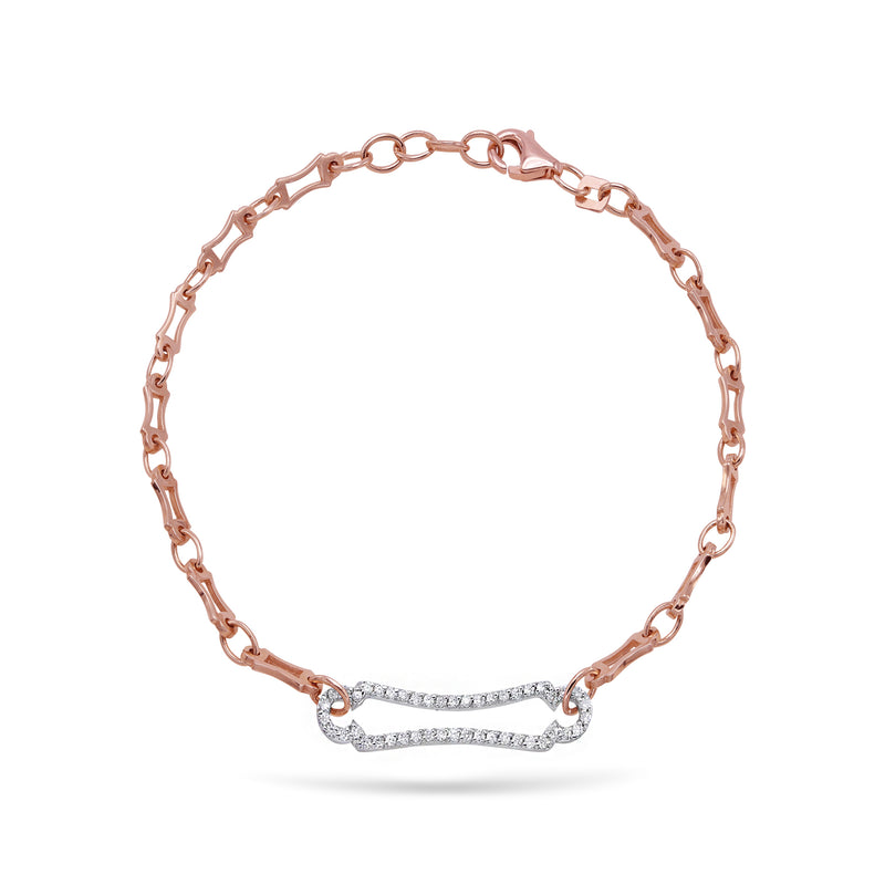 Chains | Diamond Bracelet | 0.23 Cts. | 14K Gold Gilda by Gradiva Inc.