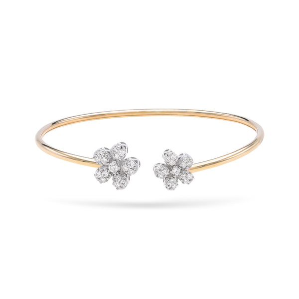Tennis Bracelet Round Diamond Bezel 18K Yellow Gold - Charlotte | Angelic  Diamonds