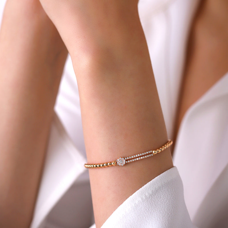 Gilda Essence | Diamond Bracelet | 0.32 Cts. | 18K Gold Gilda by Gradiva Inc.