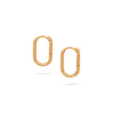 Twist Hoops | Small Gold Earrings | 14K Gold Gilda by Gradiva Inc.