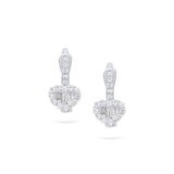 Hearts | Diamond Earrings | 0.71 Cts. | 14K Gold Gilda by Gradiva Inc.