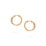 Minnies Hoops | Triple Diamond Earrings | 0.13 Cts. | 14K Gold Gilda by Gradiva Inc.