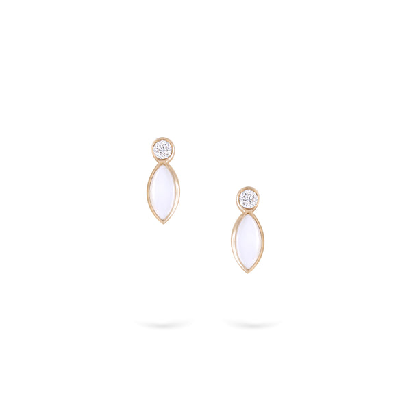 Breeze Studs | Diamond Earrings |14K Gold Gilda by Gradiva Inc.