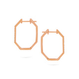 Goldens Diamond Hoops | Diamond Earrings | 0.13 Cts. | 14K Gold Gilda by Gradiva Inc.