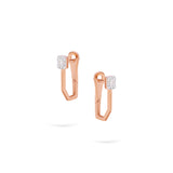 Goldens Diamond Hoops | Diamond Earrings | 0.14 Cts. | 14K Gold Gilda by Gradiva Inc.