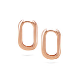 Curved Goldens Hoops | Large Gold Earrings | 14K Gold Gilda by Gradiva Inc.
