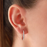 Diamond Hoops | Diamond Earrings | 1.24 Cts. | 14K Gold Gilda by Gradiva Inc.