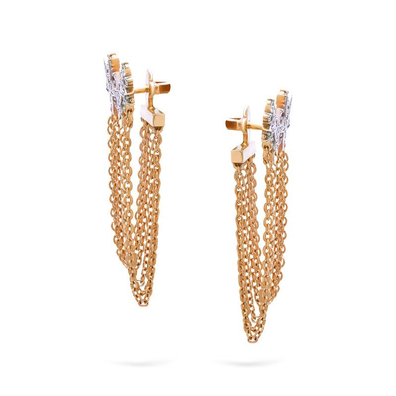 Gilda Stars | Diamond Earrings | 0.45 Cts. | 14K Gold Gilda by Gradiva Inc.