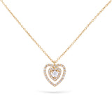 Hearts | Diamond Pendant | 0.39 Cts. | 18K Gold Gilda by Gradiva Inc.