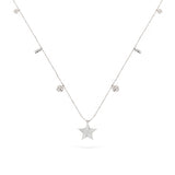 The Golden Star | Diamond Necklace | 0.40 CTS. | 14K Gold Gilda by Gradiva Inc.