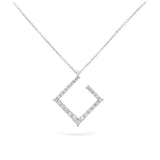 Carrée | Diamond Pendant | 0.44 Cts. | 14K Gold Gilda by Gradiva Inc.