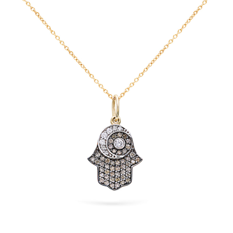Gilda Hamsa | Diamond Pendant | 0.33 Cts. | 14K Gold Gilda by Gradiva Inc.