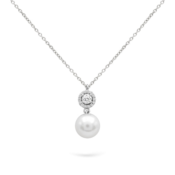 Gilda Pearls | Diamond Pendant | 0.19 Cts. | 14K Gold Gilda by Gradiva Inc.